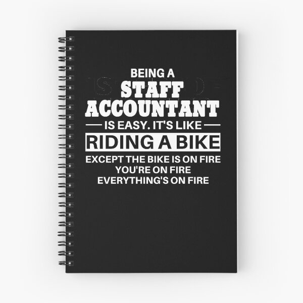 Artikelvorschau, Staff Accountant Riding A Bike entworfen und verkauft von clickmostro.