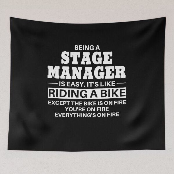 Item preview, Stage Manager Riding A Bike designed and sold by clickmostro.