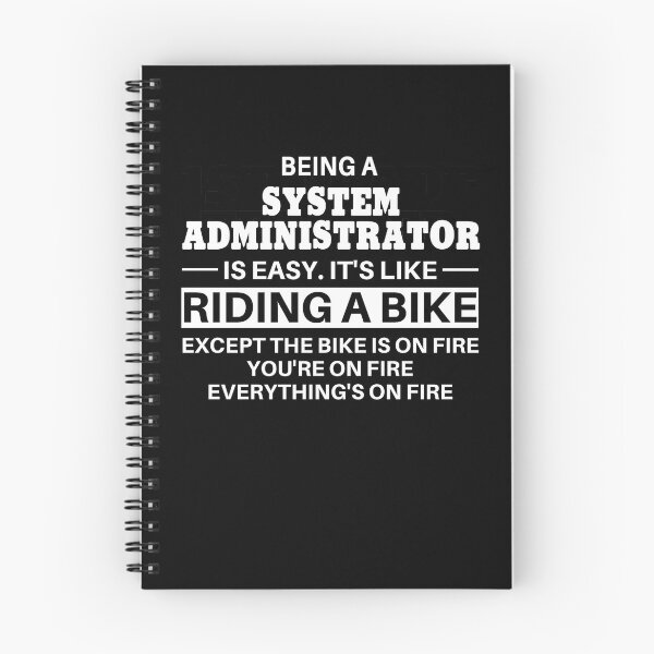 Item preview, System Administrator Riding A Bike designed and sold by clickmostro.