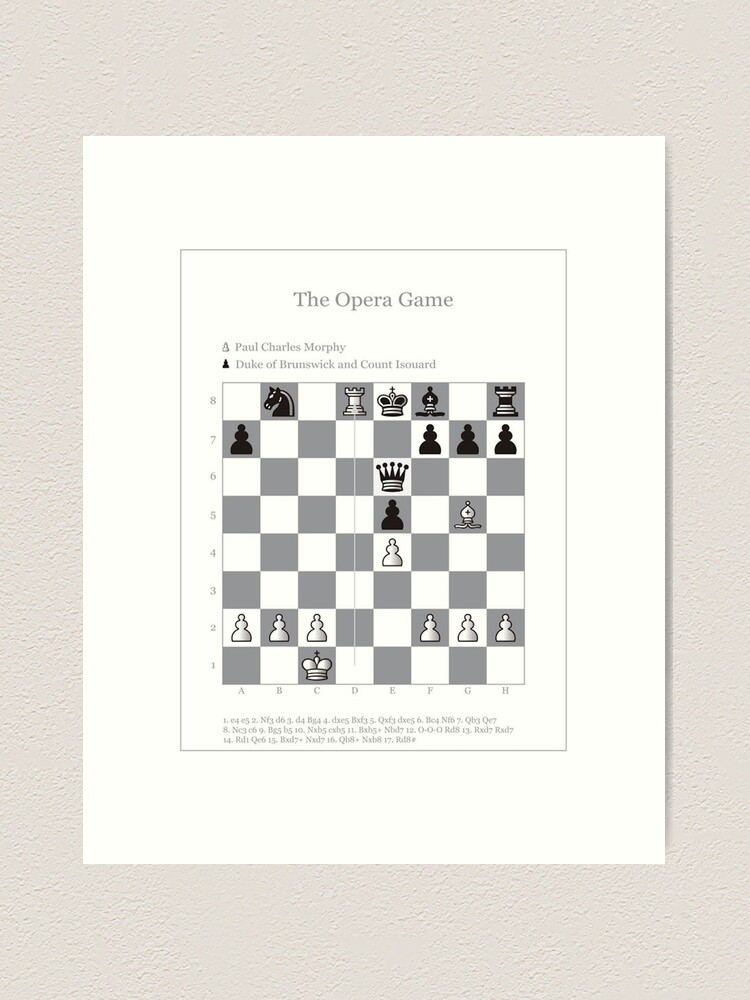 Morphy's Opera game with the actual opera and stuff. : r/chess