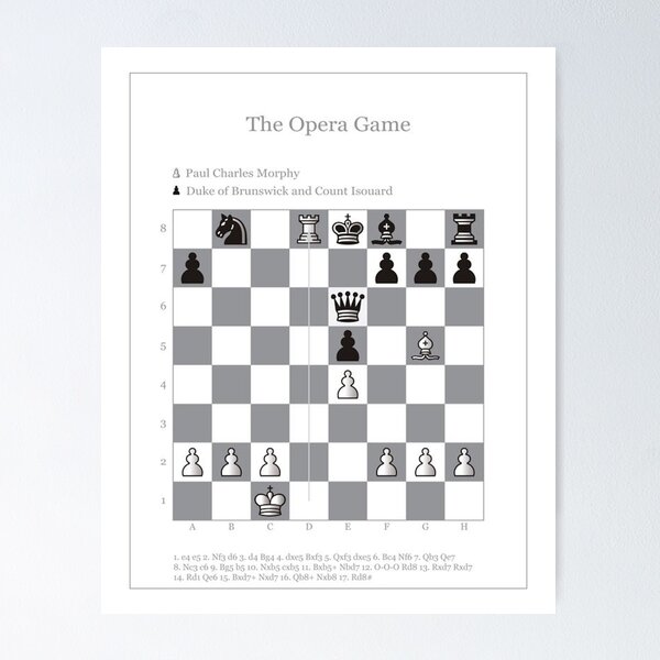 Opera Game - Paul Morphy | Poster