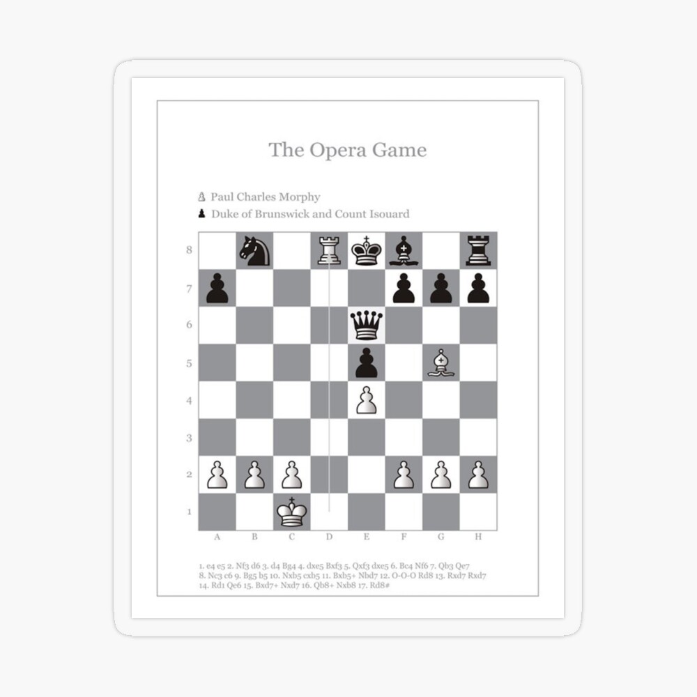 Paul Morphy & The Opera Game - Chessable Blog