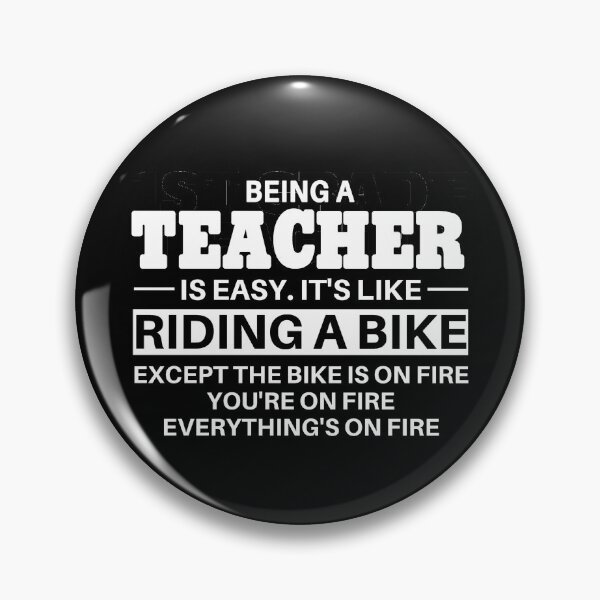 Artikelvorschau, Teacher Riding A Bike entworfen und verkauft von clickmostro.