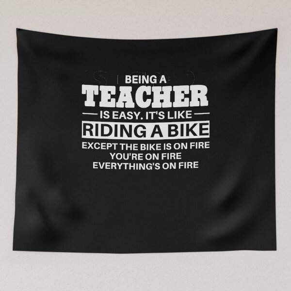 Item preview, Teacher Riding A Bike designed and sold by clickmostro.