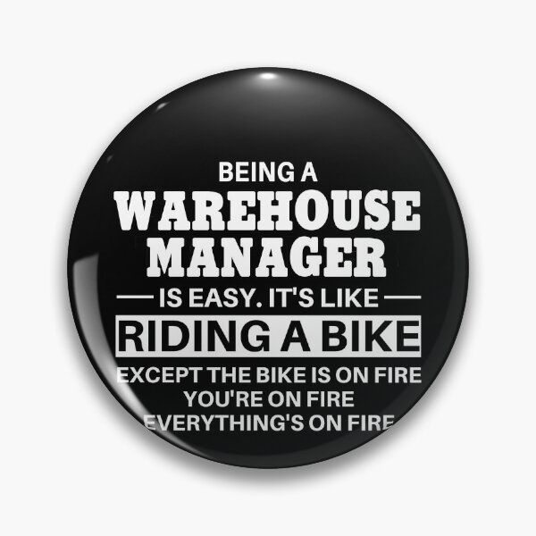 Item preview, Warehouse Manager Riding A Bike designed and sold by clickmostro.