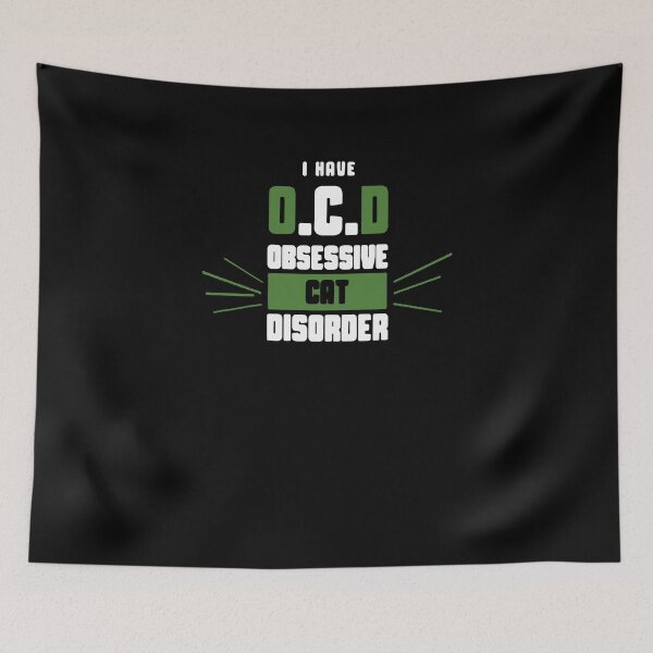 Item preview, I Have OCD Obsessive Cat Disorder designed and sold by clickmostro.