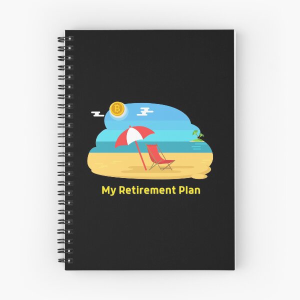Item preview, Bitcoin My Retirement Plan Beach Life Crypto Gift designed and sold by DKA-2ndBoy.