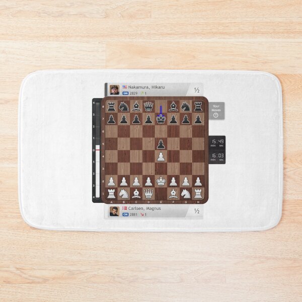 Item preview, Bongcloud Immortal Game: Carlsen-Nakamura designed and sold by GambitChess.