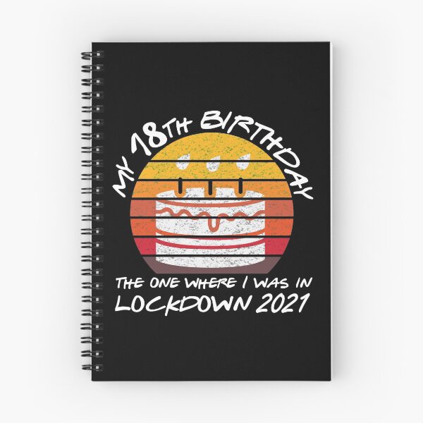 Item preview, My 18th Birthday - 2021 The One Where I was in lockdown retro sunset designed and sold by REApparelCo.