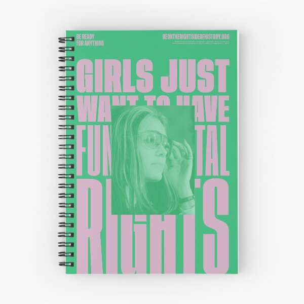 Item preview, Girls Just Want To Have Fundamental Rights - Gloria Steinem Feminist Quote  designed and sold by PosterpartyCo.