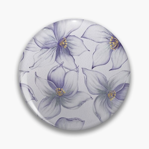 Item preview, Purple flowers, pattern design for textiles and wallpaper. Watercolor print. designed and sold by Dobrix.