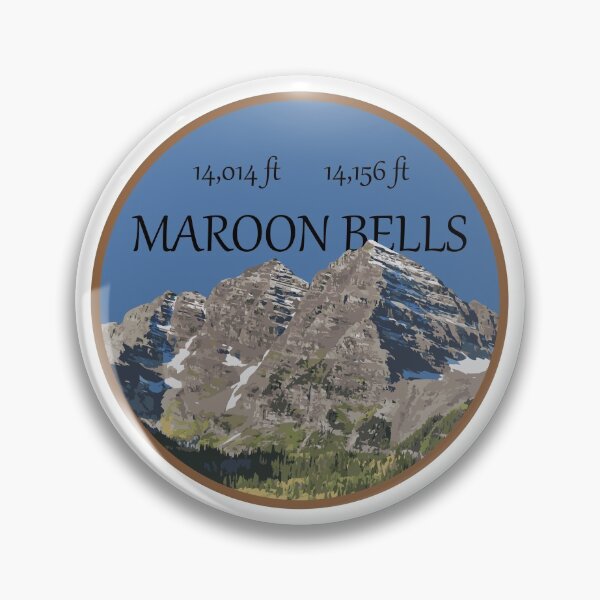 Item preview, Maroon Bells Illustration designed and sold by scrossdesigns.