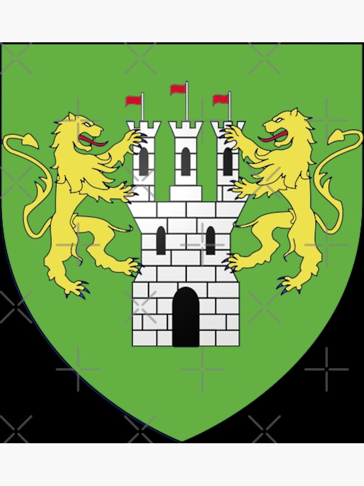 "Coat of Arms of the O Shaughnessy Clan" Poster for Sale by Shav