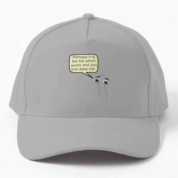 Microsoft Clippy philosophy Baseball Cap
