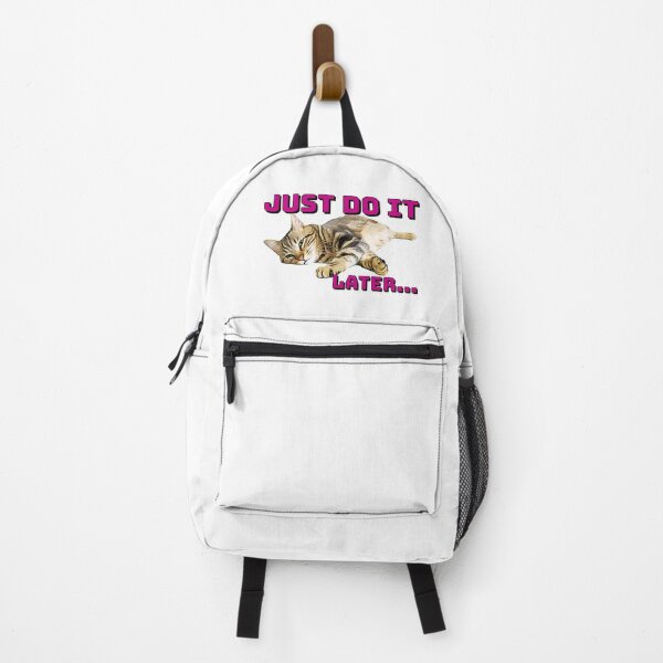 Item preview, Just Do It Later.... Lazy Cat(pink) designed and sold by LRGraphics.