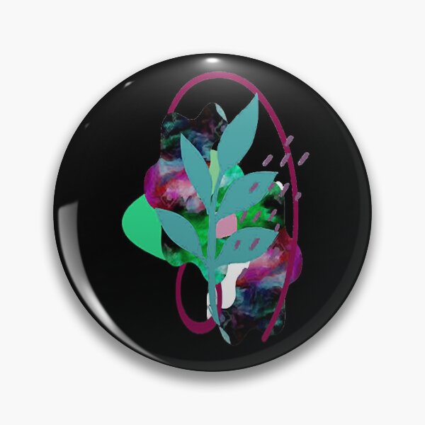 Item preview, Bold Abstract Art with Leave, nr 3, Graph3c Psychedelic Abstract Art, Inspired by Nature-floral abst designed and sold by eholycross.