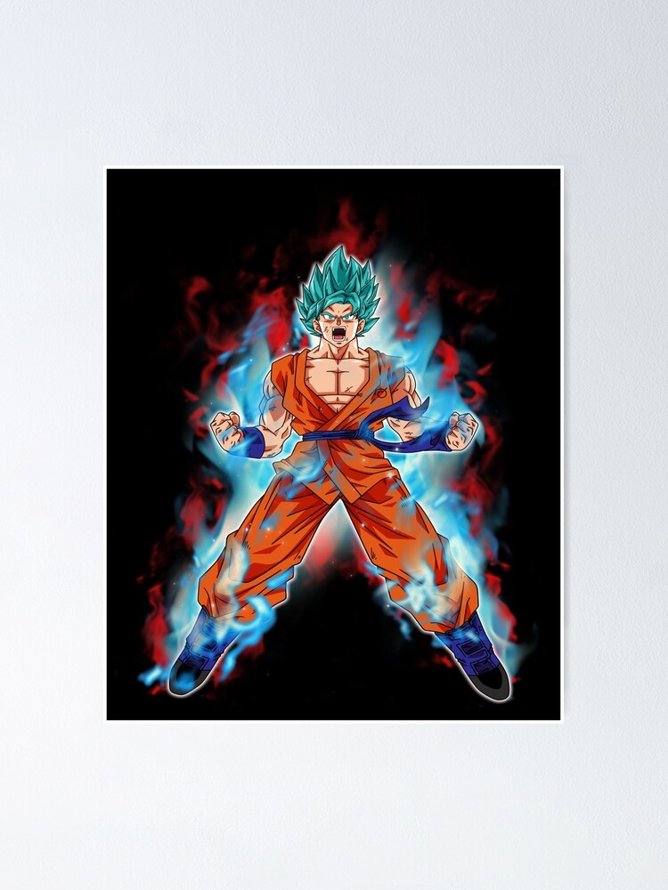 goku super saiyan blue kaioken Classic  Sticker for Sale by virtslepatla