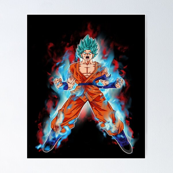 Goku Super Saiyan Blue Kaioken x20 / Surpass Your Limits | Postcard