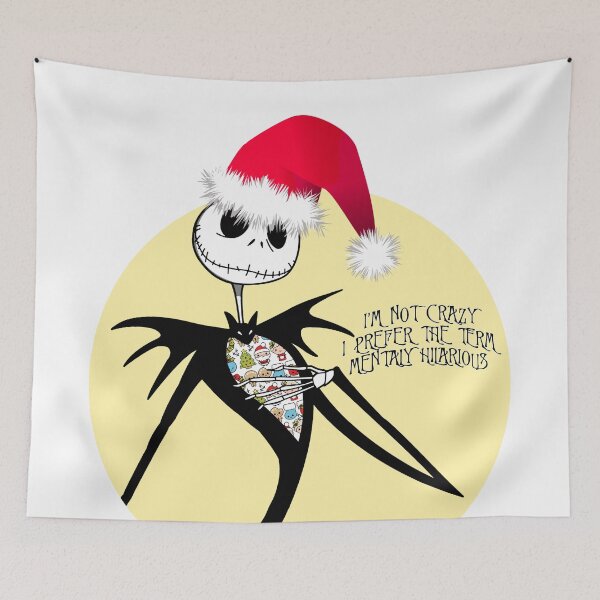 Item preview, Nightmare Before Christmas Jack Skellington I'm Not Crazy I Prefer The Term Mentally Hilarious designed and sold by KahlenDeveraux.