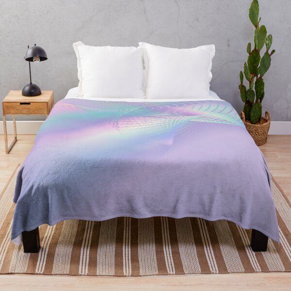 Artikelvorschau, Holographic Aesthetic Minimalism Violet Rainbow Line Art entworfen und verkauft von IZiets.