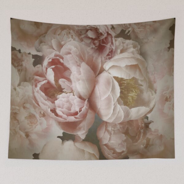 Item preview, Midnight Garden Summertime Botanical Vintage Big Peonies And Roses designed and sold by IZiets.