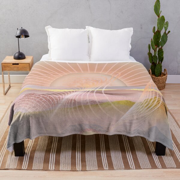 Item preview, Glittering Waves At The Beach In The Sunset Minimalism Abstract Illustration designed and sold by IZiets.