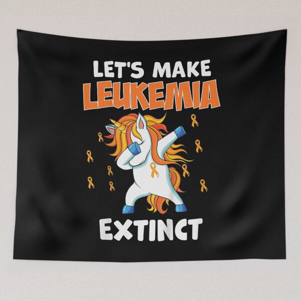 Item preview, Leukemia Unicorn Orange Ribbon Hematologist Reptile Fossil  designed and sold by JethroShop.