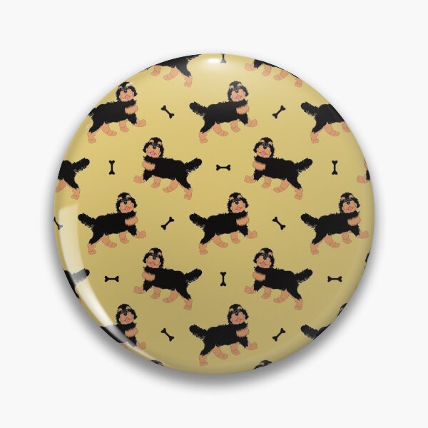 Item preview, Cute Phantom Bernedoodle - Yellow Background designed and sold by Lulupainting.