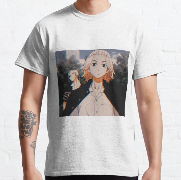 Anime Tokyo Revengers Aesthetic T-Shirt Manjiro Sano Mikey Print Manga  Clothes Tops Tees Camiseta Boys Girls Harajuku Clothes Unsiex 