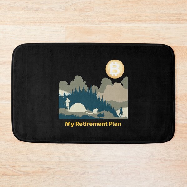 Item preview, Bitcoin My Retirement Plan Camping Life Crypto Mining Gift designed and sold by DKA-2ndBoy.