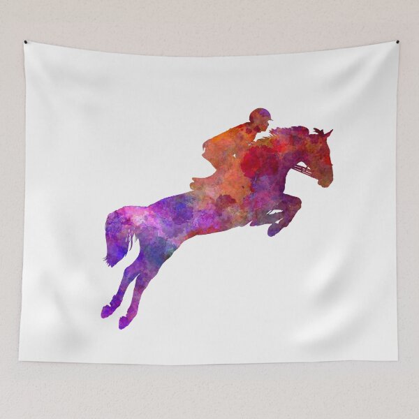 Item preview, Horse show 01 in watercolor designed and sold by paulrommer.