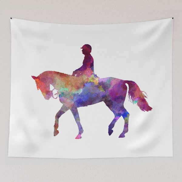 Item preview, Horse show 02 in watercolor designed and sold by paulrommer.