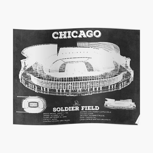 Chicago Bears Panoramic Poster - Soldier Field Picture