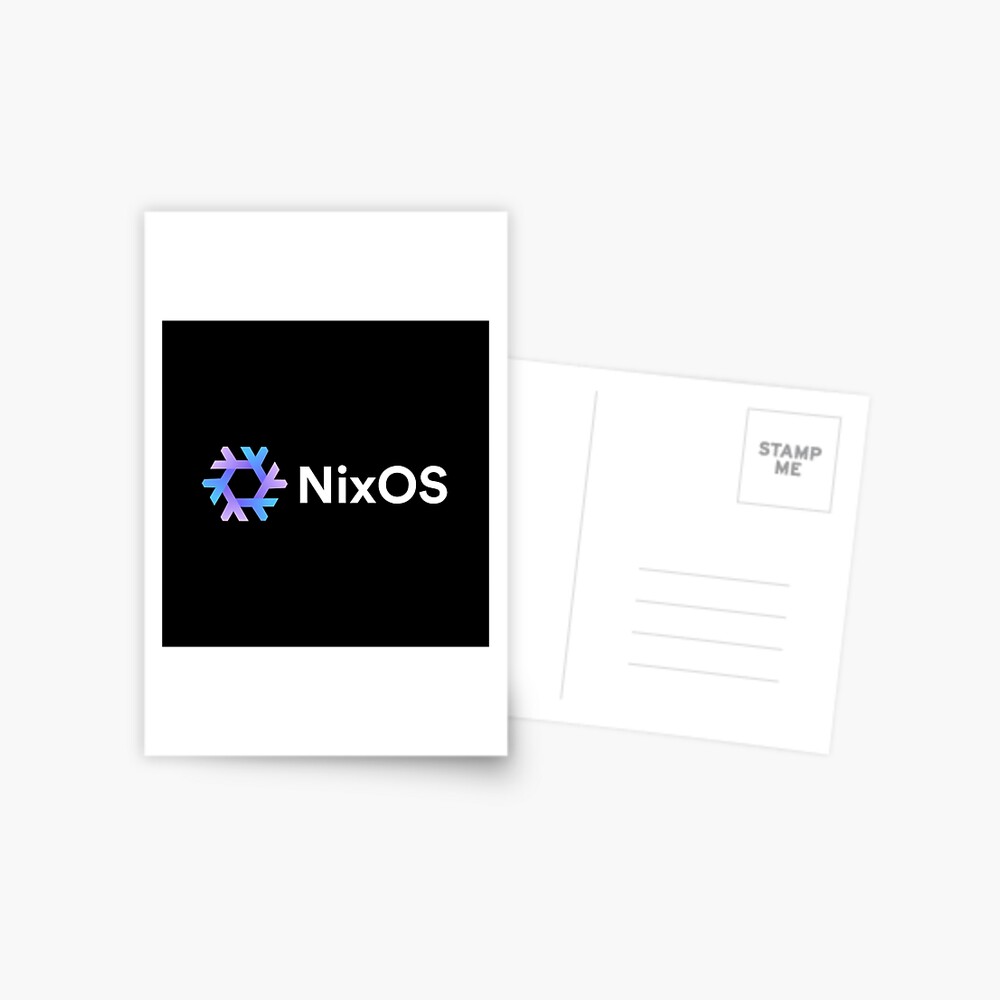 best-selling-nixos-logo-postcard-by-lacarlaworks-redbubble