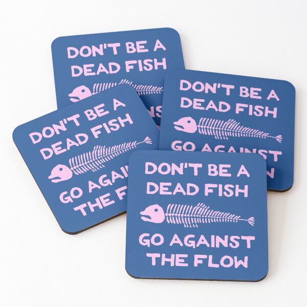 Item preview, Don't Be A Dead Fish - Go Against The Flow (v14) designed and sold by TimespunThreads.