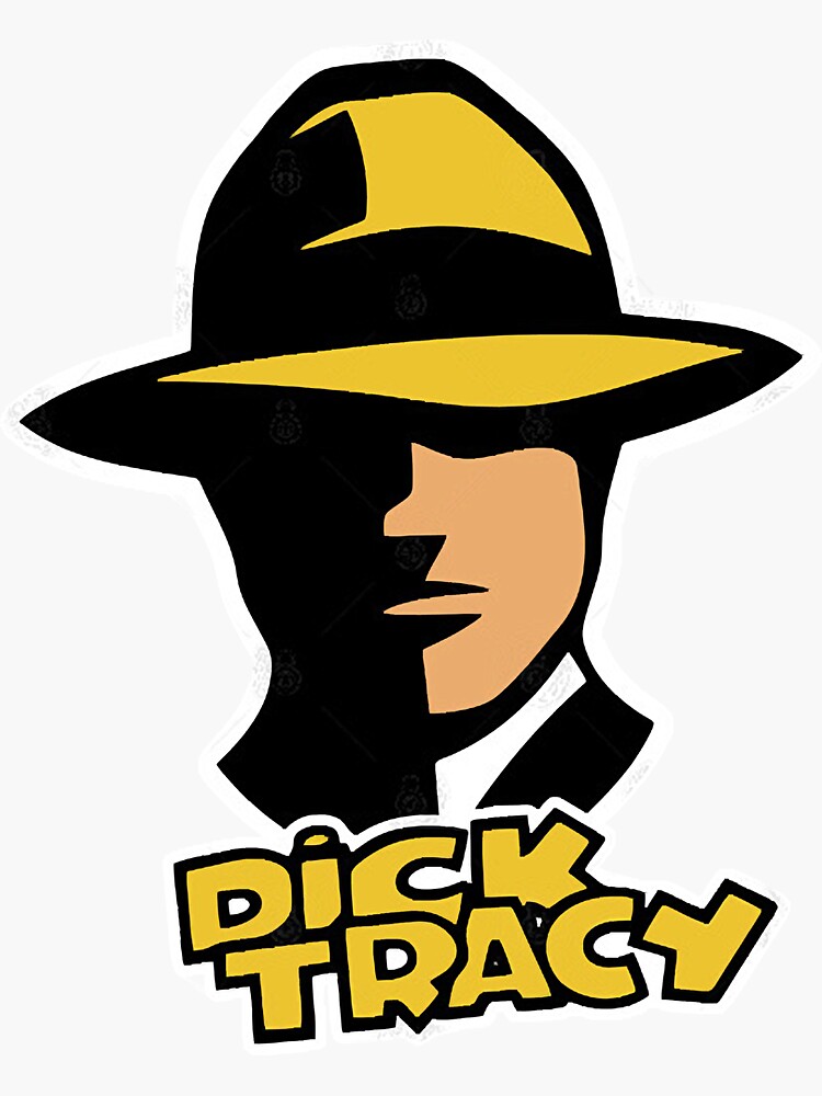 Dick Tracy Sticker For Sale By Ztumaneng Redbubble