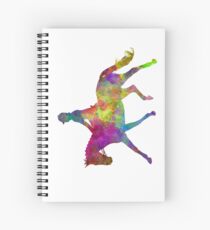 Horse show 05 in watercolor Spiral Notebook