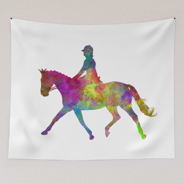 Item preview, Horse show 05 in watercolor designed and sold by paulrommer.