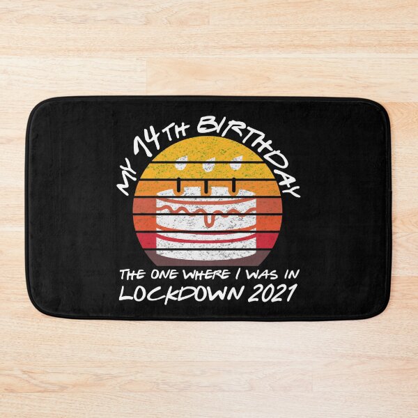 Item preview, My 14th Birthday - 2021 The One Where I was in lockdown retro sunset designed and sold by REApparelCo.