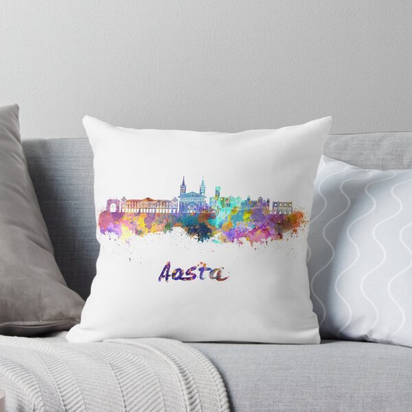 Item preview, Aosta skyline in watercolor designed and sold by paulrommer.