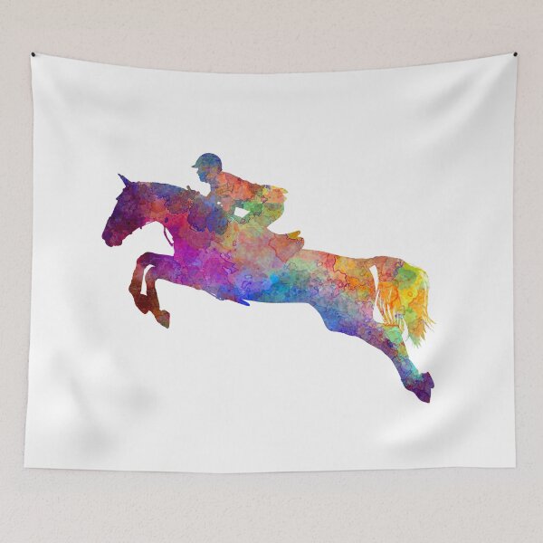 Item preview, Horse show 06 in watercolor designed and sold by paulrommer.