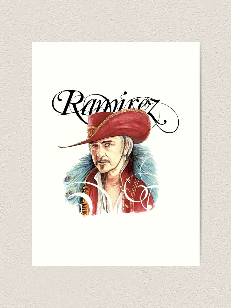 Alternate view of Ramirez Watercolour Art Print