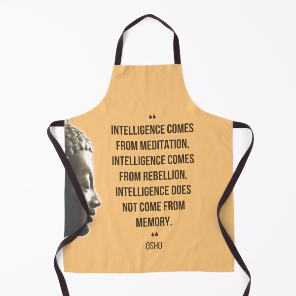 Item preview, Motivational Quote | Osho | Intelligence comes from meditation ... designed and sold by RetComly.