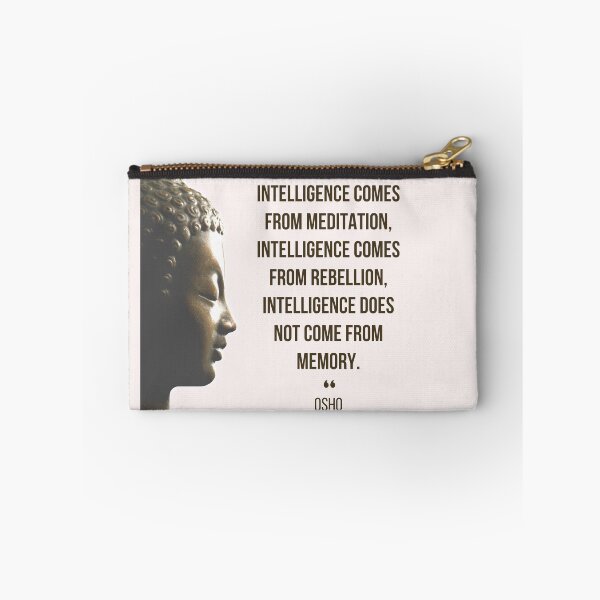 Item preview, Motivational Quote | Osho | Intelligence comes from meditation ... designed and sold by RetComly.
