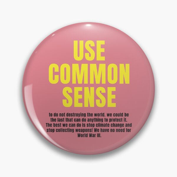 Item preview, common sense designed and sold by BUTTERCHEEZ.