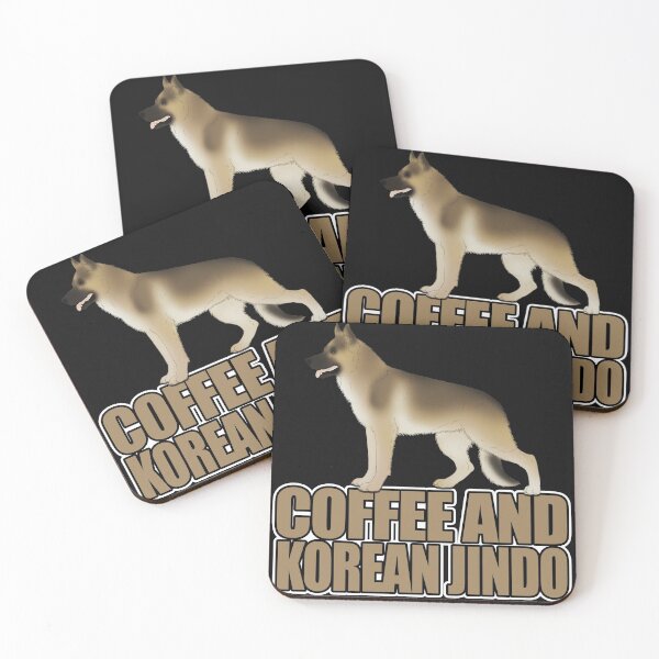 Item preview, Coffee And Korean Jindo designed and sold by NuarzDesign.