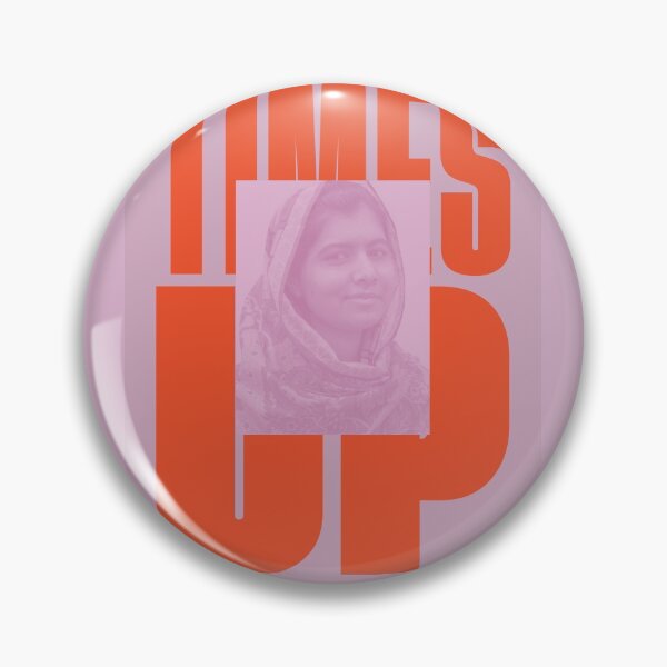 Item preview, Times Up - Malala Yousafzai Feminist Quote  designed and sold by PosterpartyCo.
