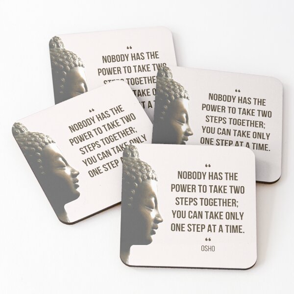 Item preview, Motivational Quote | Osho | Nobody has the power to take two steps together ... designed and sold by RetComly.