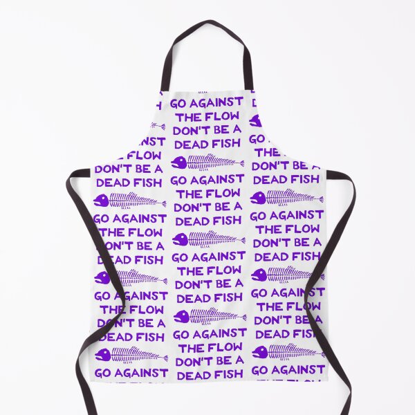 Item preview, Don't Be A Dead Fish - Go Against The Flow (v15) designed and sold by TimespunThreads.
