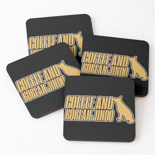Item preview, Coffee And Korean Jindo designed and sold by NuarzDesign.